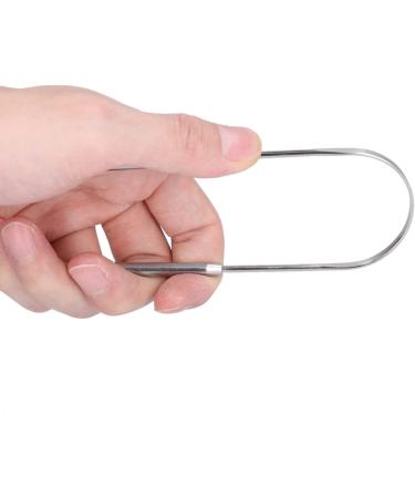 3PC Stainless Steel Tongue Scraper Set | Ergonomic Handle Tongue Cleaner for Better Oral Care & Improved Taste - Buy Online on GoSupps.com