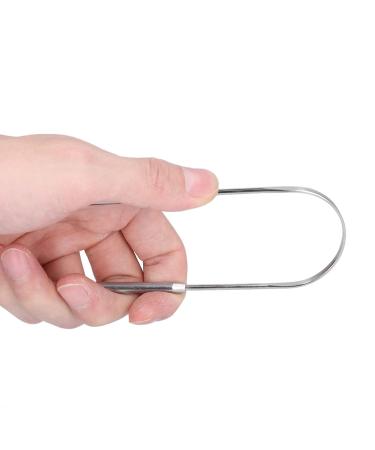 3-Part Tongue Scraper | 100% Surgical Stainless Steel 304 | Professional Oral Care Brush for Adults & Kids | Improve Bad Breath & Freshen Breath - Buy Online on GoSupps.com