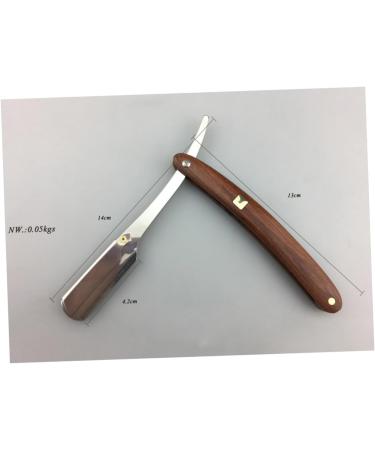 Buy Minkissy Foldable Razor - Safe Hand Razor with Interchangeable Blades for Men & Hairdressers - Bamboo Straight Razor - Buy Online on GoSupps.com