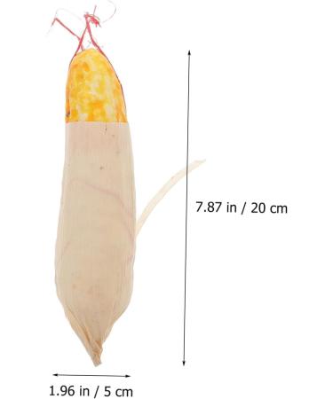 Zerodeko 2 Pcs Simulation Vegetable Fake Vegetable Miniture Decoration Microgreens Miniatures Mini Artifical Fruit Decor Decked Green Square Balloon Omatome Banners Plants Decor Corn Props Yellowx2pcs mediumx2pcs - Buy Online on GoSupps.com