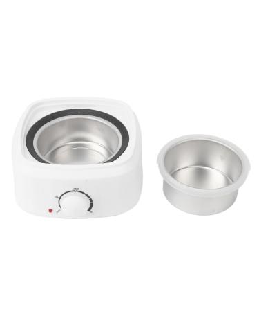 Mini Wax Heater with Clear Lid Fast Melting ABS Material High Safety For Hair Removal (EU Plug)
