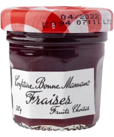 Bonne Maman Strawberry Mini Jam 15 x 30g - Buy Online on GoSupps.com