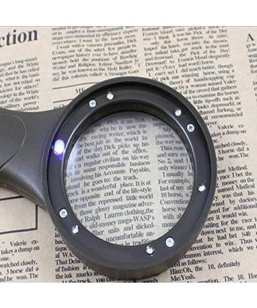 YanyUeshop High-End Double Lens Reading Glasses for Seniors - Practical Hand-Held Design with Six LED Lights - Perfect Office Gift - Buy Online on GoSupps.com