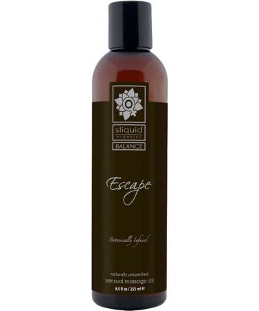 Sliquid Balance Massage Oil 8.5oz - Escape | Premium Relaxation Oil for International Shipping - Buy Online on GoSupps.com