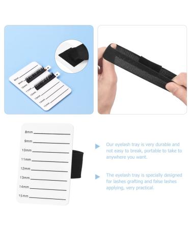 Eyelash Display Board | Acrylic Lash Holder Tray for Extensions | 7.9x5.4 cm | Best Lash Extension Supplies - Buy Online on GoSupps.com