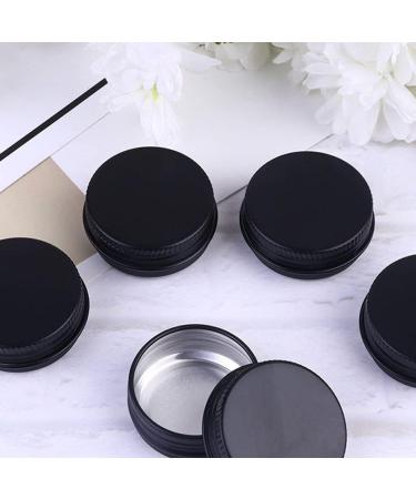 Minkissy 20 Pieces 30 ml Aluminium tin jar refillable Container Cosmetic Small tin Round Lip Balm tin can be Used for Salve Spices or Sweets - Buy Online on GoSupps.com