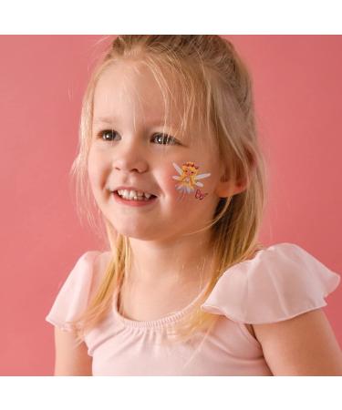 Kids Fairies Variety Set - 25 Assorted Premium Waterproof Metallic Temporary Tattoos for Girls - Buy Online on GoSupps.com