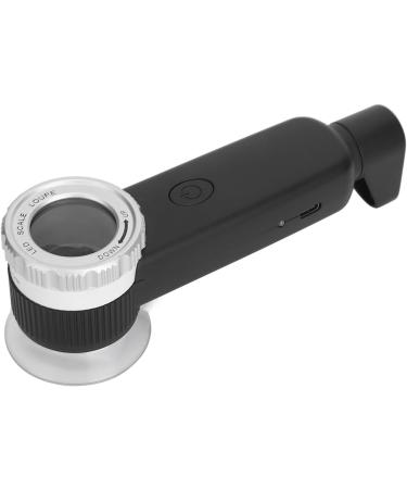 Illuminated Magnifier Adjustable Focal Length Double Layer Lens Anti Glaring 30X Lighted Magnifying Glass with Multifunctional Blade for Crafts Appreciation - Buy Online on GoSupps.com