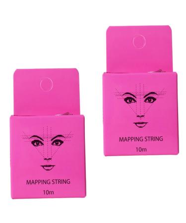 Healeved 2 Boxes Eyebrow Auxiliary Ruler Simple Cosmetics Accessory