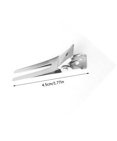 50 U-Shaped Hair Clips - Metal Alligator Clips for Hair Extensions & Styling | Double Prong Pin Curl Setter | DIY Hair Accessories - Buy Online on GoSupps.com