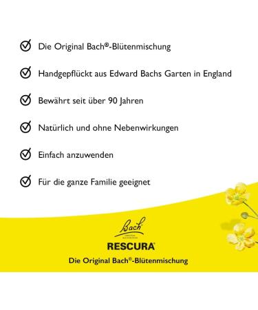 Original Bach RESCUE NIGHT Spray 20ml - Soothing Bach Flower Mixture with White Chestnut for Restful Sleep - International Shipping Available - Buy Online on GoSupps.com