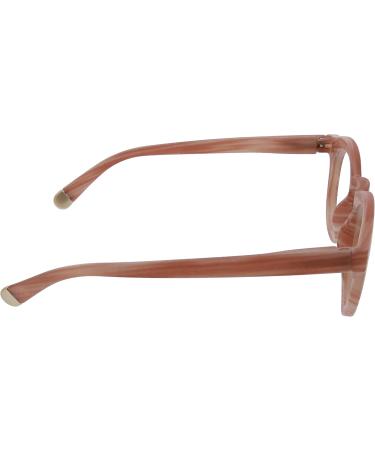 Pink Horn Peepers by PeeperSpecs Women's Stardust Round Blue Light Blocking Reading Glasses 1.5x - 46mm - Buy Online on GoSupps.com