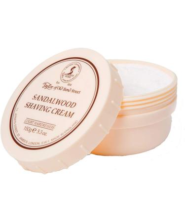 Taylor of Old Bond Street 150g Sandalwood Shaving Cream Bowl - Buy Online on GoSupps.com
