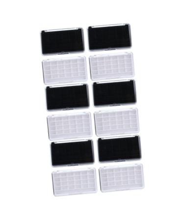 Beavorty 12 Pcs Box Empty Eye Shadow Box Eyeshadow Bulk Highlighters Diy Cosmetic Pallet up Lipstick