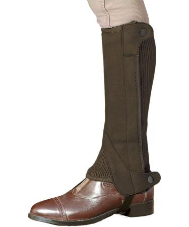 Ovation Elite Dark Brown X-Small Half Chaps - Premium Quality - Buy Online on GoSupps.com
