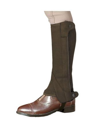 Ovation Elite Half Chaps Dark Brown X-Small