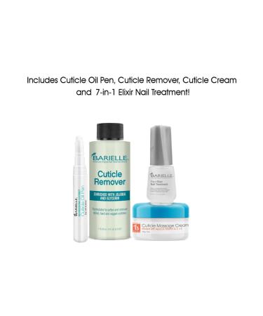 Shop Barielle Cuticle Besties 4-PC Nail & Cuticle Treatment Set | Deluxe Care for Healthy Nails - Buy Online on GoSupps.com