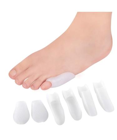 Ymiko Tailor Bunion Corrector Pad Little Pinky Toe Separator for Pain Relief Gel Pinky Toe Bunion Guard Curled Pinky Toes Calluses Blisters Corns