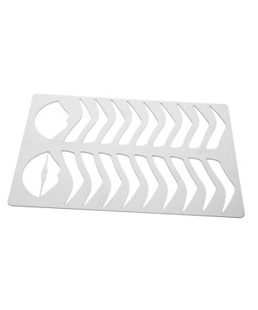 FRCOLOR Mold Eyebrow Mapping Makeup Tool Brow Practice Tool Mouth Eyebrow Trimming Makeup Tools