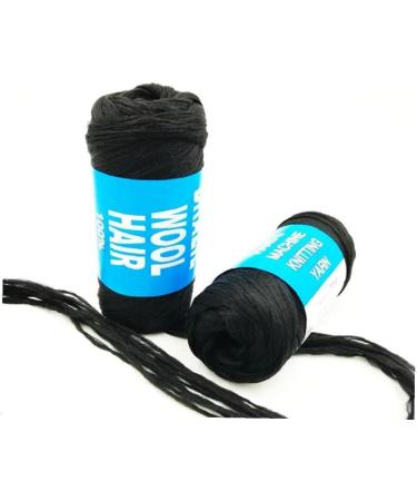 Buy Zonster Wool Hair Acrylic Yarn for African Braiding - Black Jumbo Rolls for Crochet Twists & Dreadlocks - International Shipping Available - Buy Online on GoSupps.com