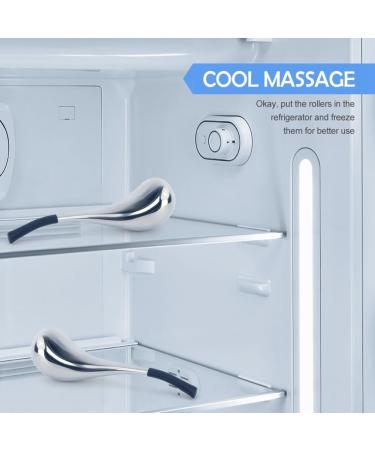 Evzvwruak Ice Globes Spoon Massager - Stainless Steel Spa Ball Cooling Roller for Radiant Skin - Buy Online on GoSupps.com