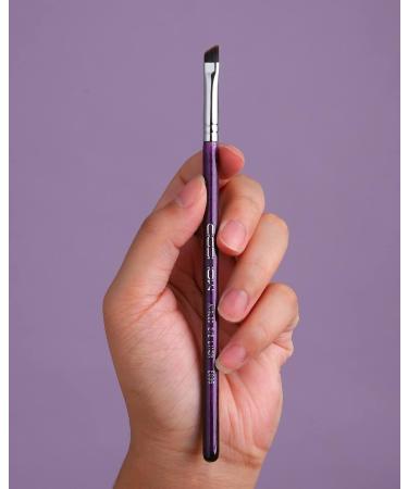 EIGSHOW Precision Eye Liner Brush - Angled Ultra Thin Slanted Flat for Perfect Eye Makeup - Cruelty-Free Synthetic Bristles - Purple - Buy Online on GoSupps.com