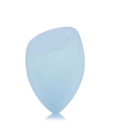 Makeup Sponge 1Pc Cosmetic Puff Powder Puff Smooth Women's Makeup Foundation Sponge Beauty To Make Up Tools & Accessories Water-drop Shape Makeup Sponge Holder(Miter-cut Blue)