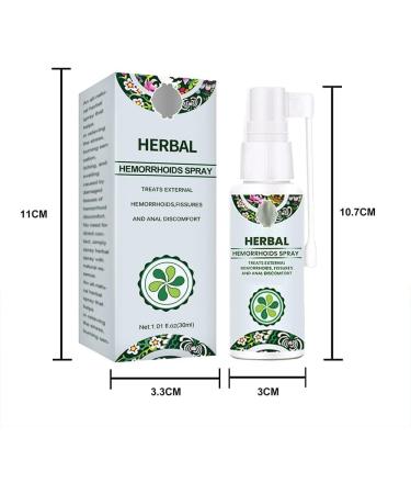 Hemocare Herbal Hemorrhoids Spray Natural Herbal Hemorrhoids Spray for Soothing External Hemorrhoids Calms - Buy Online on GoSupps.com