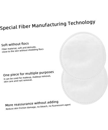 FRCOLOR 200 Pcs Disposable Face Sponges - Thick Overlock Cotton Nail Polish Cleaning Pads for Household Use - Buy Online on GoSupps.com