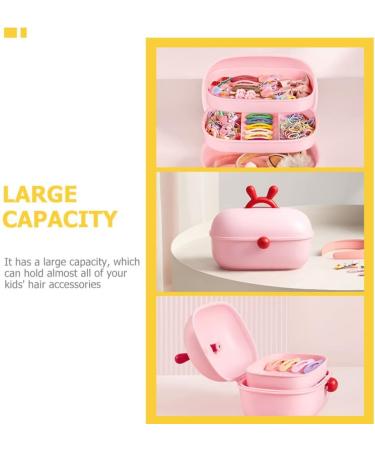 Girls Kid 3-Layer Jewelry & Hair Accessories Organizer Case - Buy Online on GoSupps.com