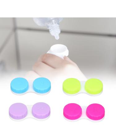 VBY 16-Pack Colorful Mini Contact Lens Containers - Ideal for Travel & Outdoor Storage - Buy Online on GoSupps.com