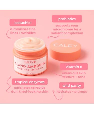 Caley Cosmetics Island Ambrosia Bakuchiol Anti-Aging Face Moisturizer - Hydrating & Moisturizing Skin Care for Healthy Glowing Skin (2 oz - Buy Online on GoSupps.com