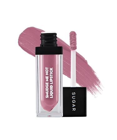 Sugar Cosmetics Smudge Me Not Liquid Lipstick09 Suave Mauve (Mauve)Intensely Pigmented Liquid Matte Finish Longwearing Formula Smudgeproof