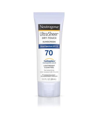 Neutrogena Ultra Sheer Dry Touch Sunscreen SPF 70 3 Fluid Ounce