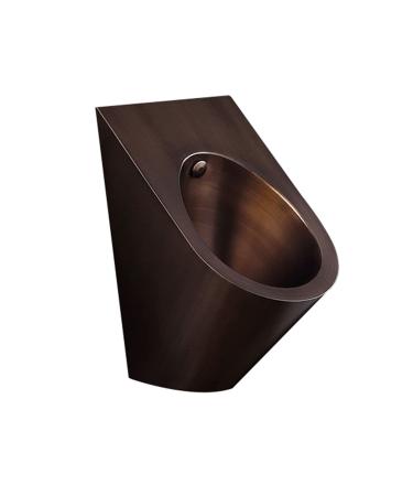 Inodoro moderno para ba o inodoro suspendido de Acero inoxidable 304 inodoro p blico con drenaje por inducci n de pared inodoro Vertical peque o adecuado para familias Bronze A