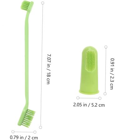 BESPORTBLE 1 Set Pet Toothbrush Dog Toothbrushes Dog Toothbrush and Toothpaste 360 Dog Toothbrush Tools Pp - Buy Online on GoSupps.com