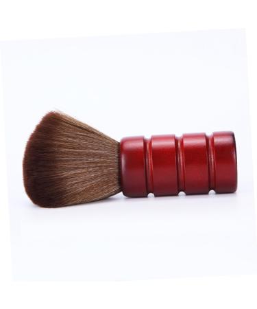FRCOLOR Neck Duster Hair Cutting Brush Hair Cleaning Brush Neck Brush Barber Neck Cleaning Tools Barber Tool Face Cleaner Brush Wooden Handle Brush Hair Brush Soft Red Bamboo - Buy Online on GoSupps.com