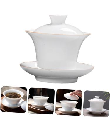 Alipis 1 Set Household Ceramics Coffee Drinking Tea Kung Saucer Office Retro Chinese Kitchen Style Home - Buy Online on GoSupps.com