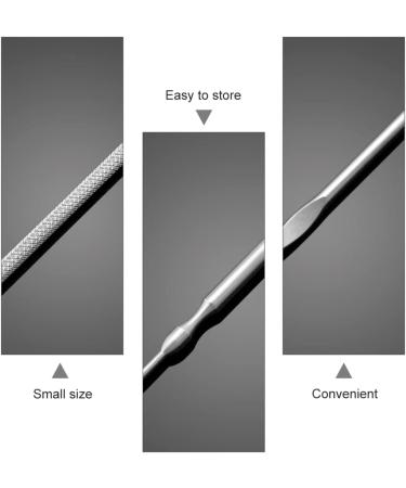 Minkissy Stainless Steel Ear Cleaner Set - 6 Pcs Ear Wax Removal Spoon Kit - Buy Online on GoSupps.com