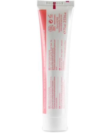 Cattier Paris Gentle Tooth White Toothpaste | Organic Vegan Fluoride-Free Remineralizing Formula (5x75ml) - Buy Online on GoSupps.com