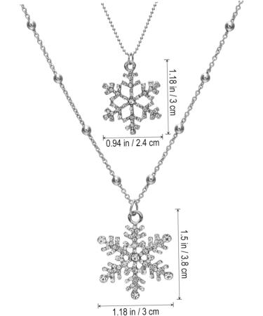 COLLBATH A Necklace Necklaces Women Pendant Necklace Snowflake Necklace Accessories Sweater Chain Miss Long - Buy Online on GoSupps.com