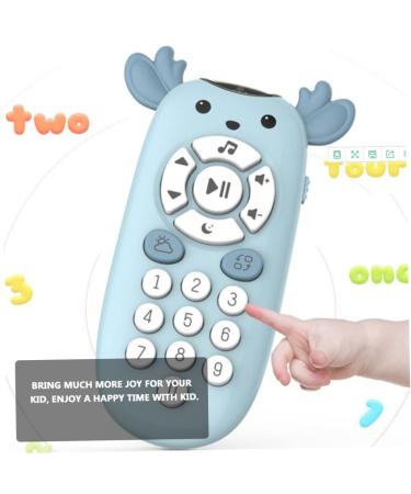 Toyvian Children's Music Phone - Baby Teether & Infant Toy | Baby Shower Gift - Blue 14.5X8.5CM - Buy Online on GoSupps.com