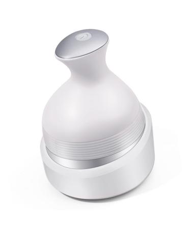 Cat head massage device with vibration for stress reduction and relaxation waterproof silicone cute design.