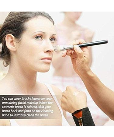 Makeup Remover Cleaner Color Switch Armband Cleaner Cleaning Arm Sponge For Makeup Brush Color Dedicated Washing Tool  - Buy Online on GoSupps.com