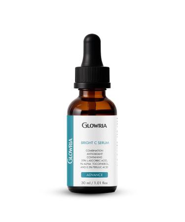 Glowria-ceuticals C E ferulic serum Advanced Antioxidant Formula 20% L-Ascorbic Acid 1.01 fl oz - Buy Online on GoSupps.com
