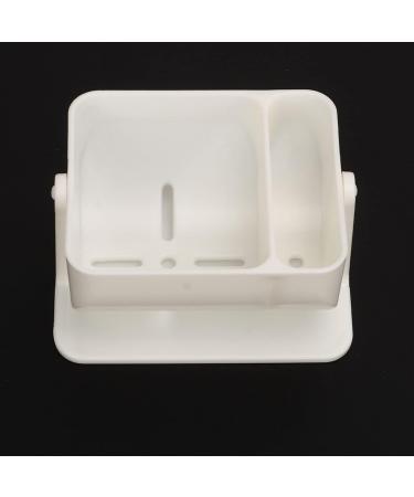 Rotatable Wall Makeup Sponge Holder Self Adhesive Multi Application Save Space Premium Material with Bottom Drain Holes Design for Bathroom Bedroom - Buy Online on GoSupps.com