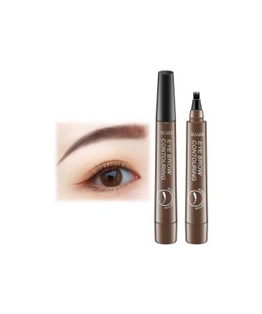 Lightsbetter Waterproof Brow Pen Precisely My Brow Pencil Magical Waterproof Brow Pen Tint My 4 Tip Brow Waterproof 24h Smudge Proof 5 Colours Available (02#)