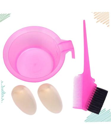 minkissy 6 Sets Hair Salon Tool Hair Dyeing Comb Hair Dyeing Supplies Hair Coloring Kit Hair Coloring Brushes Hair Bleach Styling Brush Hair Dye Tool Baking Oil Pink Hair Dye Bowl - Buy Online on GoSupps.com