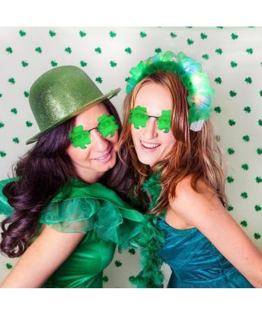 Fashband St.Patrick's Day Headband Light Up Green Heabands LED Irish Organza Party Featival Hair Accessories for Women (G) - Buy Online on GoSupps.com