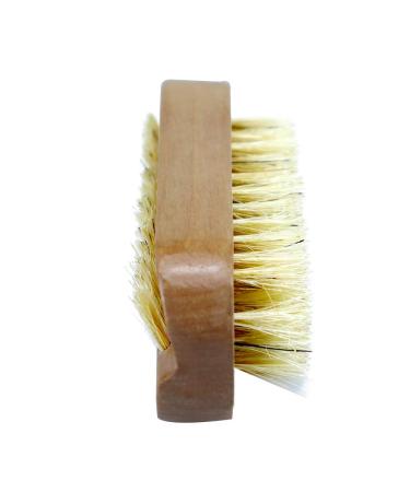 Boar Bristle Hand and Nail Brush with Wood Handle for Manicure and Pedicure - 3-3/4-Inches - Buy Online on GoSupps.com